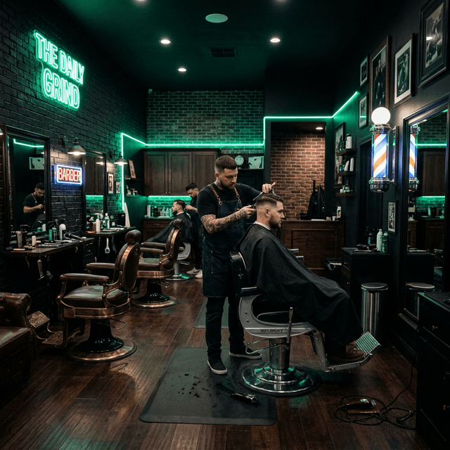 Chicho Barbershop interior