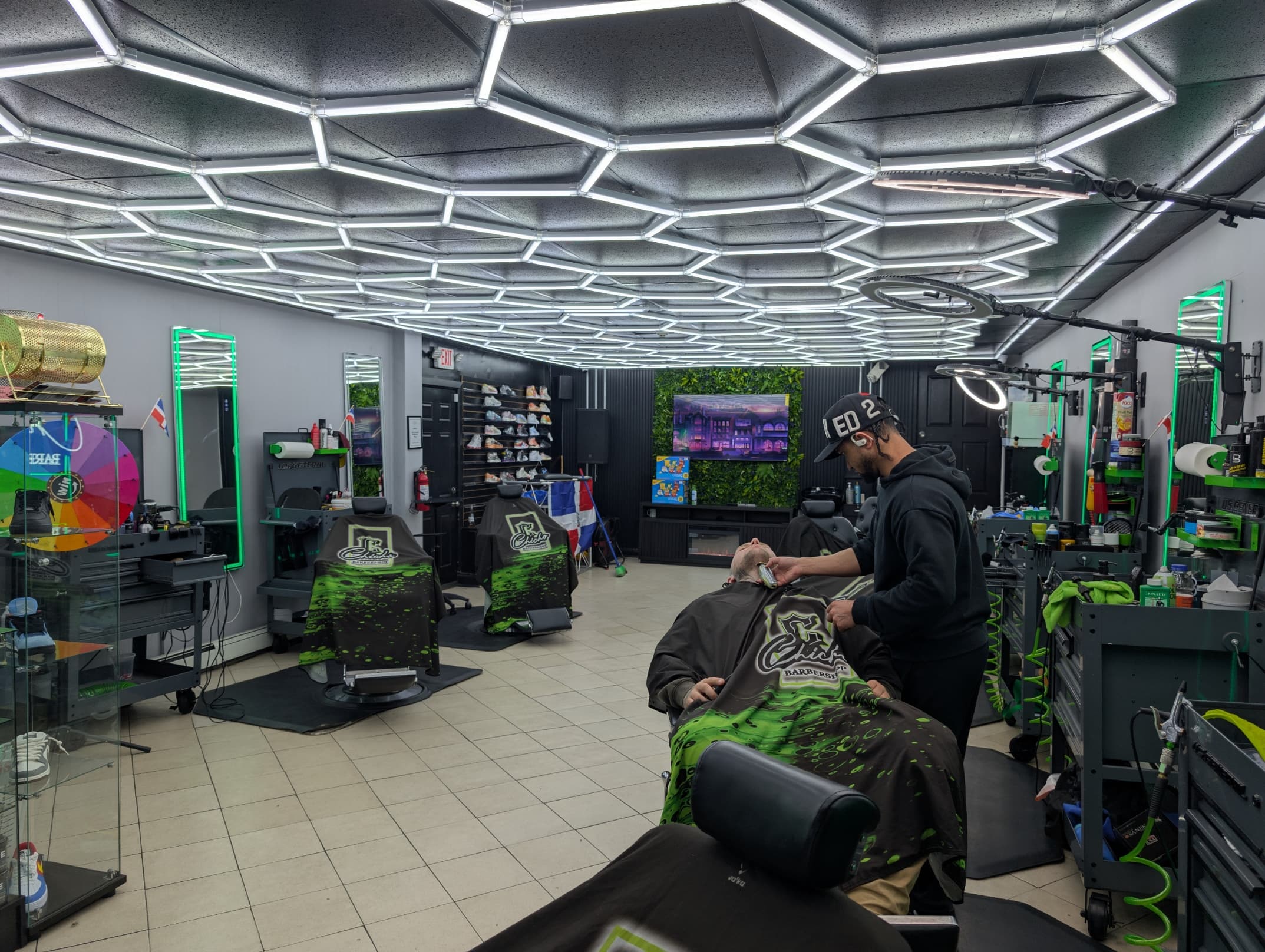 Chicho Barbershop interior